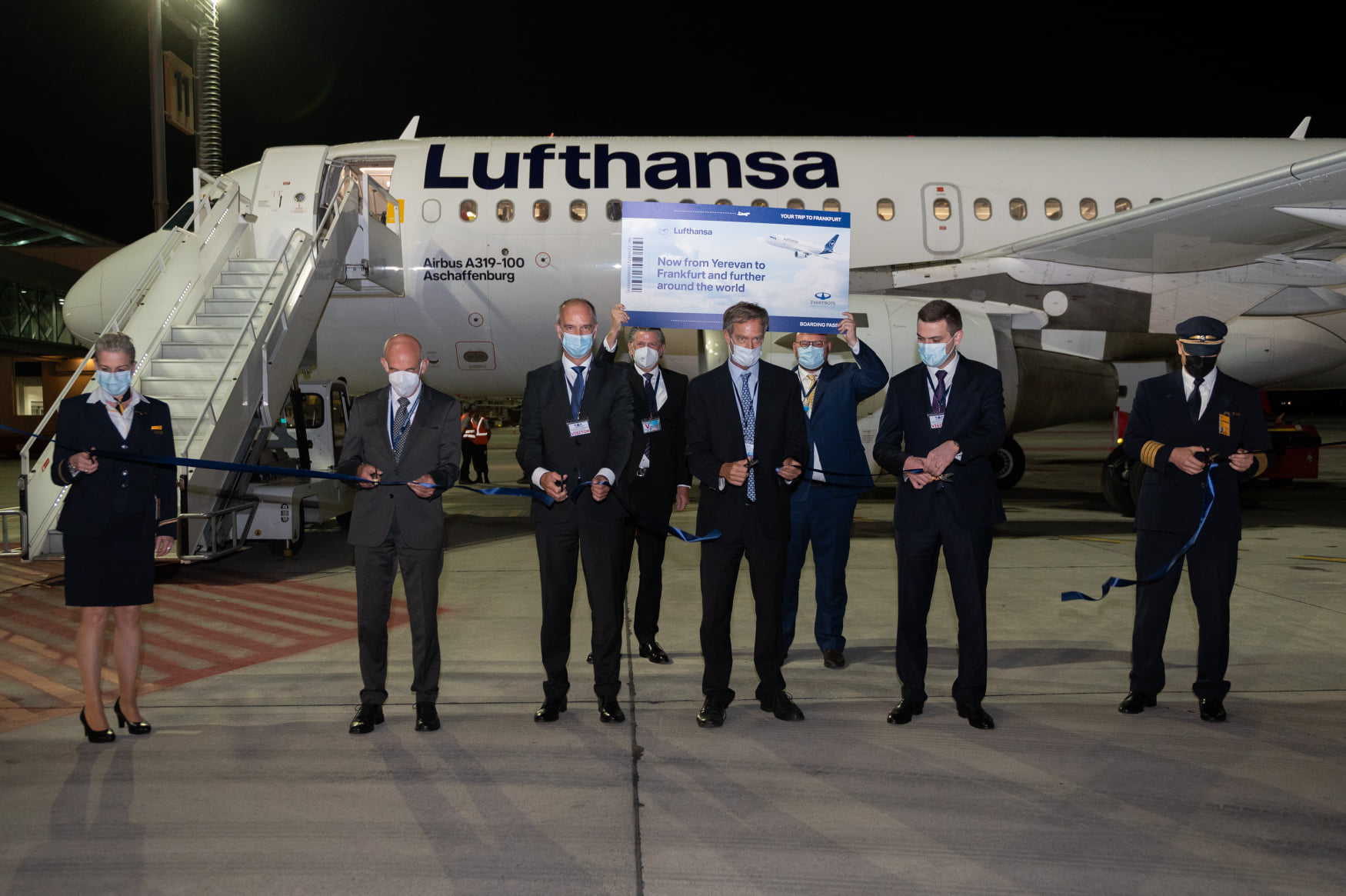 Lufthansa opened its new connection from Yerevan to Frankfurt - Zvartnots